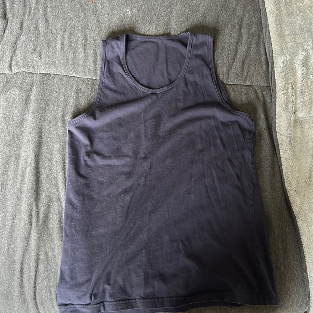 Hanes M Men’s Black Cotton Tank Top